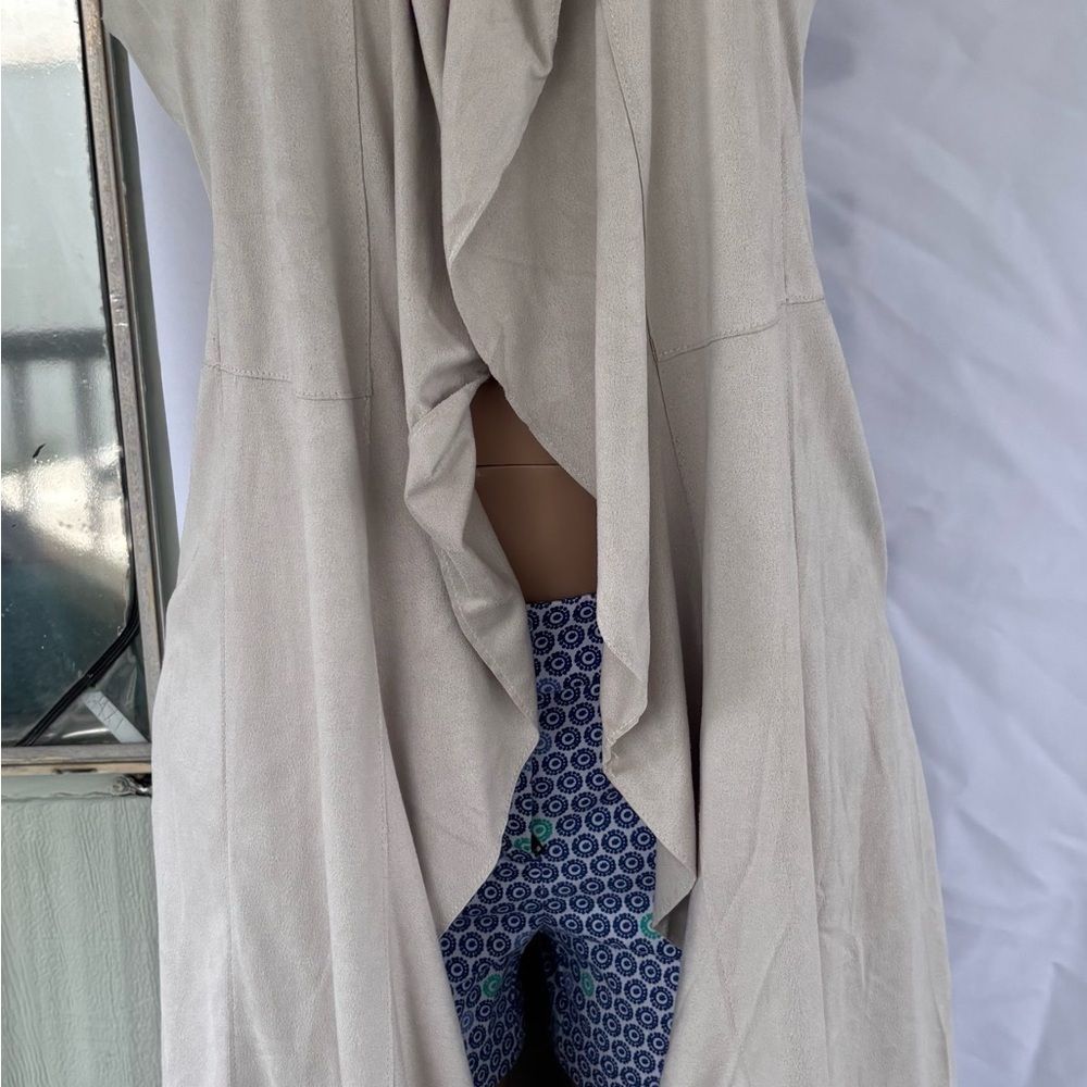 Dolce Cabo Tan Drape Vest - Picture 10 of 12